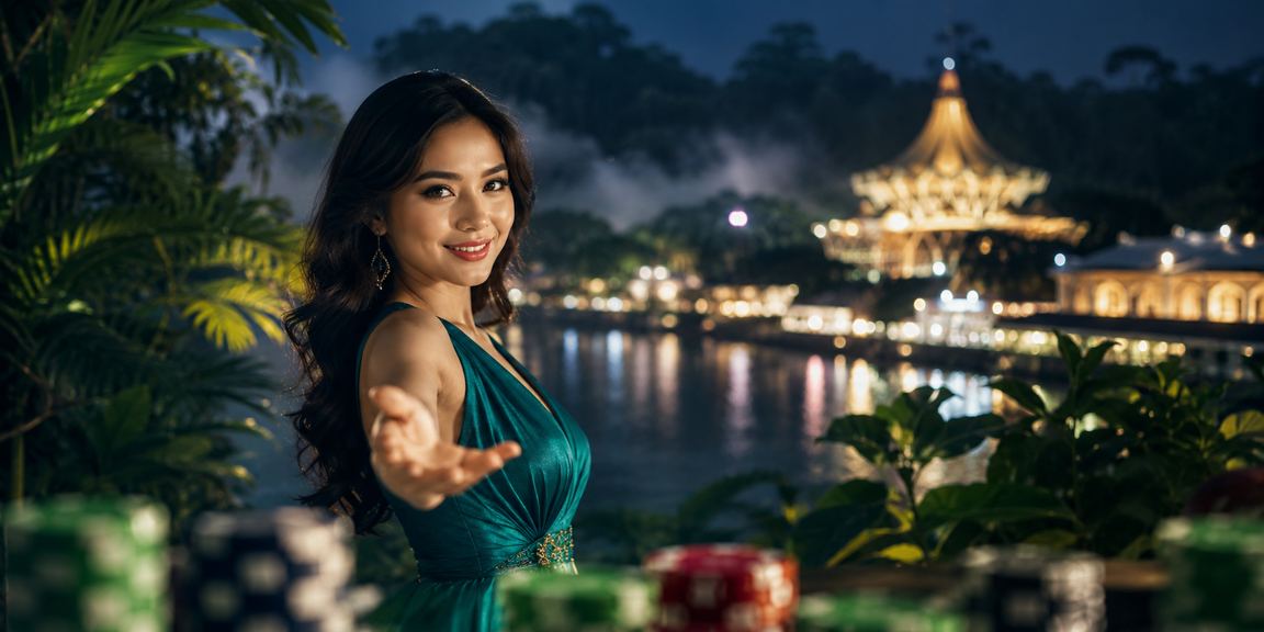 Suasana loteri dan jackpot bergaya Melayu di Kuching Malaysia